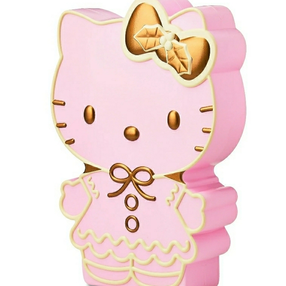 Hello Kitty Gingerbread Pink Christmas Holiday Blow Mold...
